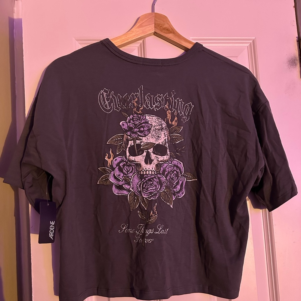 Y2K crop top tee